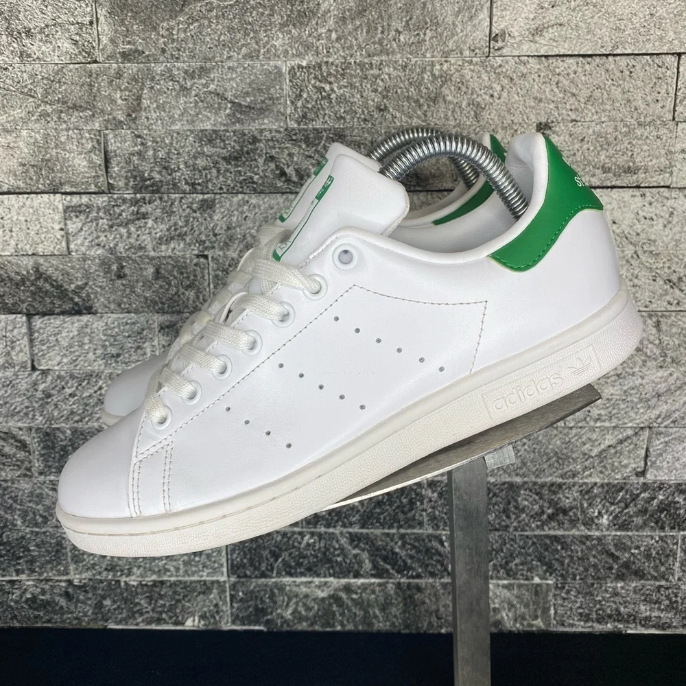 ADIDAS Originals Stan Smith White /Green Sneakers - MNS7